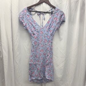 RSQ Light Blue Floral Mini Dress